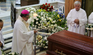 Despiden al padre Eduardo Ortigoza con misa exequial en la Basílica