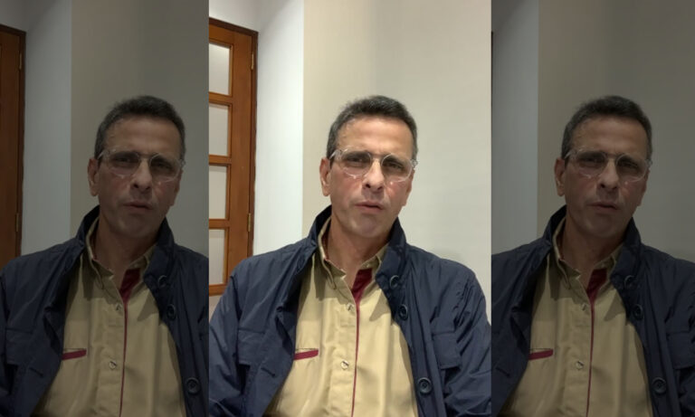 Capriles rechaza despliegue de EE. UU. en el Caribe: “La solución no es militar, es política”