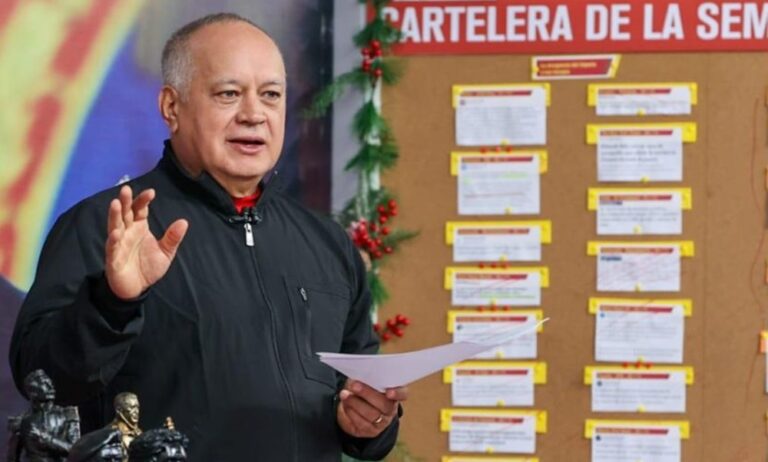 Cabello advierte: Quien "ponga un pie” en el país encontrará “la furia de un pueblo"