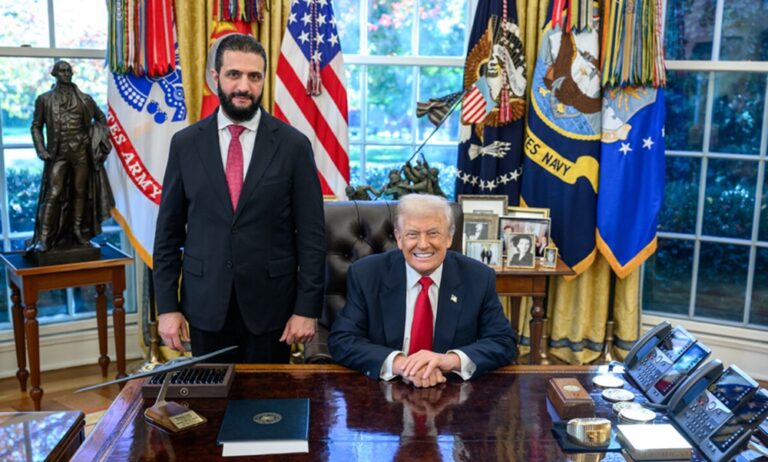 Trump recibe al presidente de Siria en histórica cita en la Casa Blanca