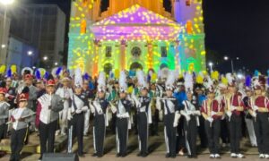 Realizan segundo homenaje nacional de bandas marchantes a la Chinita
