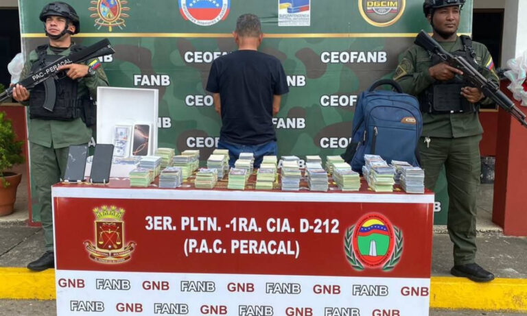 Arrestan en Táchira a un colombiano con $10.200 falsos