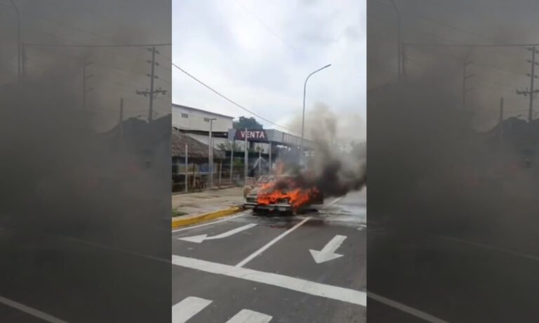 Se incendia un “por puesto” en el corredor vial Padilla: sin heridos