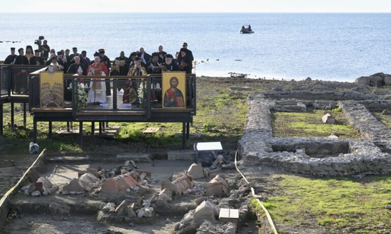 León XIV y líderes cristianos oran por la unidad en el sitio del Concilio de Nicea