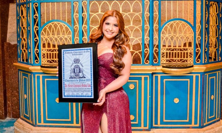 Cirujana zuliana Marioly Mendoza recibe el Chiquinquirá de Platino 2025