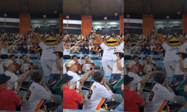 Zuliano pide matrimonio durante juego de Águilas y se lleva “doble victoria”