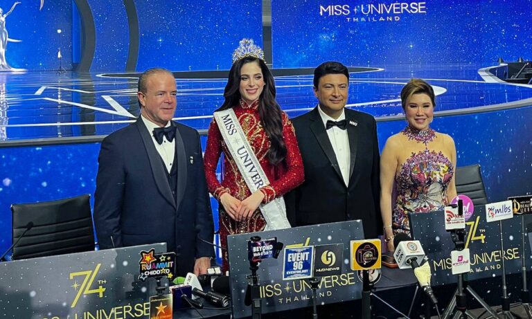 Dueño de Miss Universo insiste en negar fraude en elección de Fátima Bosch