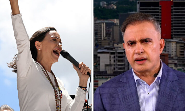 Saab advierte a Machado que “será prófuga” por “terrorismo” si sale del país