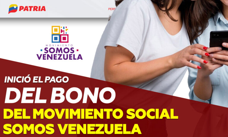 Pagan el estipendio de Somos Venezuela de noviembre