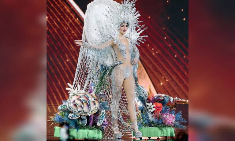 Stephany Abasali brilla en Miss Universo con traje típico inspirado en Los Roques