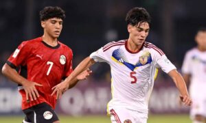Venezuela sub17 empata a 1 con Egipto: abiertas todas las opciones en el grupo E