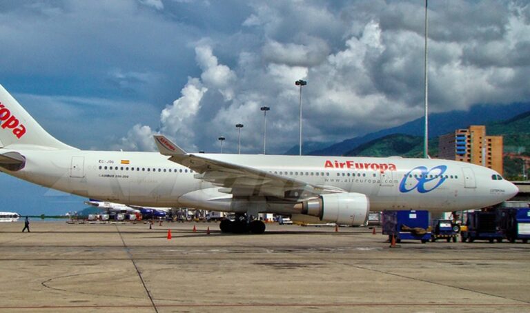 Air Europa amplía al 31 de diciembre la suspensión de operaciones con Venezuela