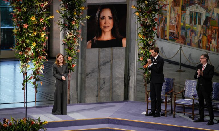 Instituto Nobel sobre Machado: “No sabemos cuándo llegará a Oslo, sólo que va a venir”