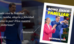 Pagan el Bono Único Familiar de diciembre por Patria