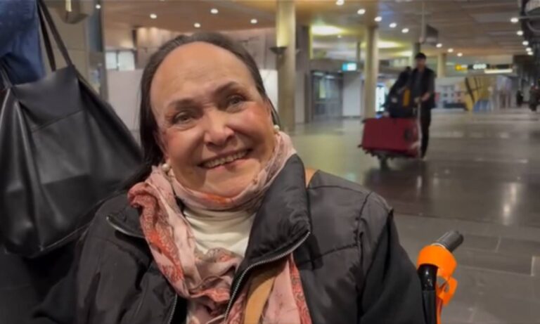 Madre de Machado llega a Oslo para la entrega del Premio Nobel de la Paz