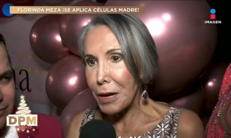 Florinda Meza se corta un pedazo de oreja para tratamiento rejuvenecedor