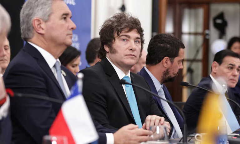 Milei pide al Mercosur respaldar presión de EE. UU. sobre Venezuela