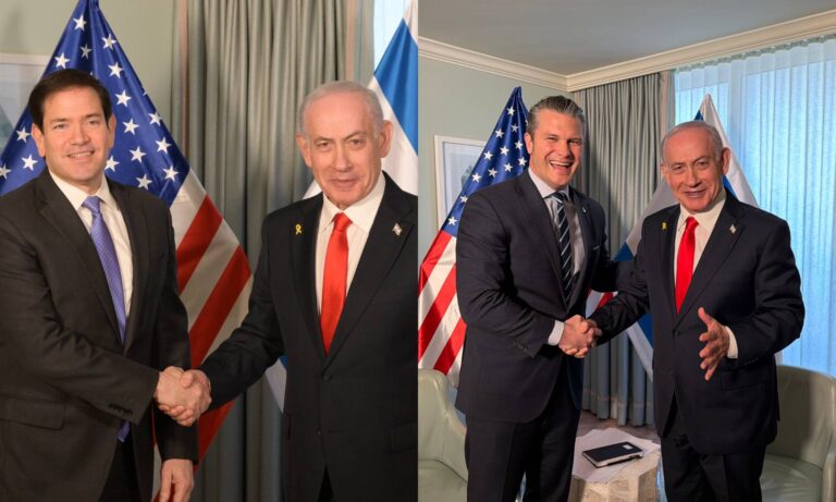 Netanyahu dialoga con Marco Rubio y Pete Hegseth antes de reunión con Trump