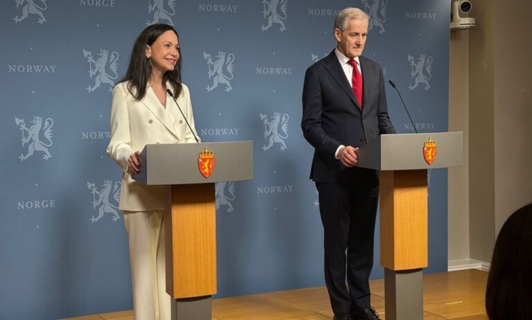 Machado en Oslo sobre el “régimen de Maduro”: “Ellos no saben dónde he estado”