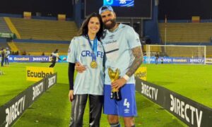 Mariem Velazco confirma noviazgo con el vinotinto Jhon Chancellor