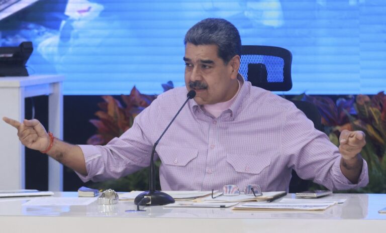 Maduro anuncia metas para una Venezuela "pacífica" en 2026
