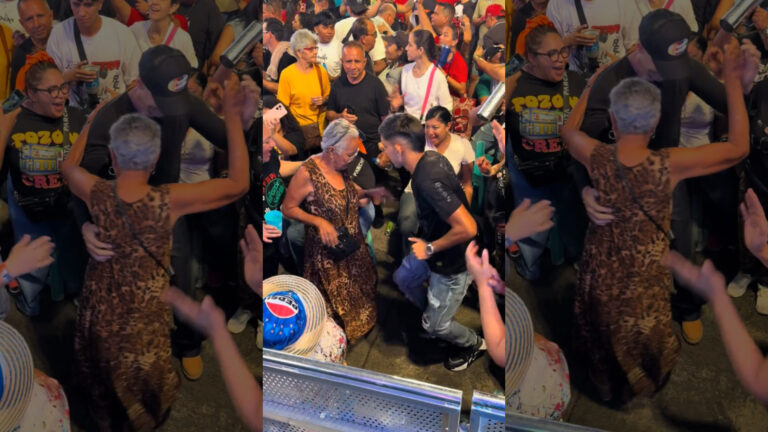 Viralizan a abuela por “sacar los prohibidos” en el Pozón del Saladillo