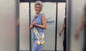 Visita al Zulia Valeria Di Martino, miss Venezuela Internacional