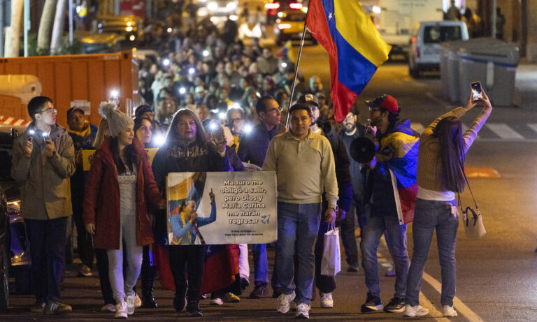 Diáspora venezolana en Barcelona respalda a Machado previo al Nobel de la Paz