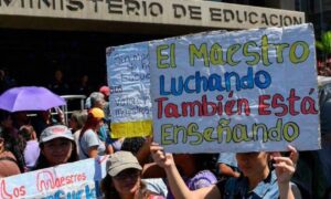 Maestros piden “la libertad de todos los educadores, dirigentes sindicales y demás presos políticos”