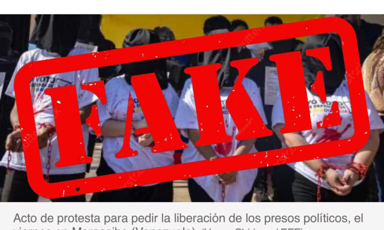 Miraflores tilda de “fake news” la acusación de que “censura y reprime”