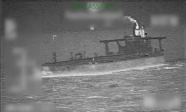 EE. UU. intercepta en Caribe un “buque de la flota fantasma de Venezuela”