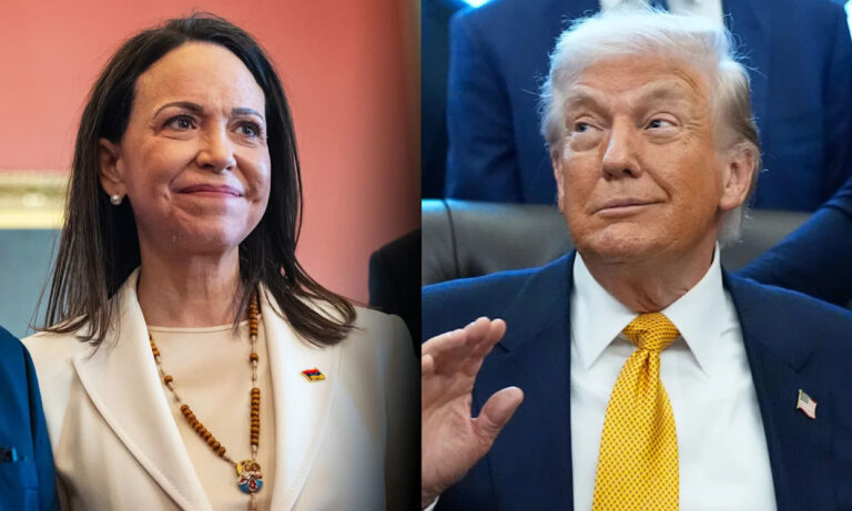 Machado a Trump: “Juntos construiremos una Venezuela libre y soberana”