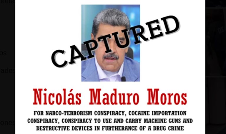 La DEA actualiza estatus de Maduro tras operativo del 3 de enero: “Capturado”