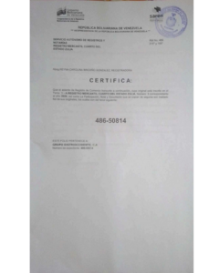 Registro Mercantil Grupo Distrioccidente, C.A Expediente Nro 486-50814