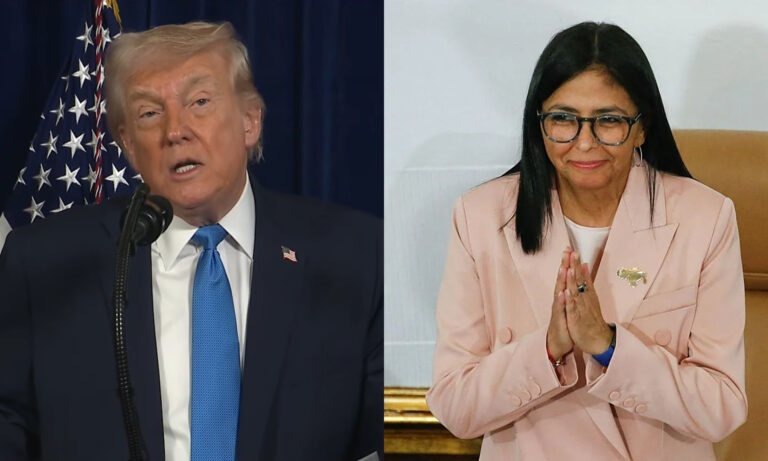 Trump sobre Delcy Rodríguez: Nos dijo “vamos a hacer lo que ustedes necesiten”