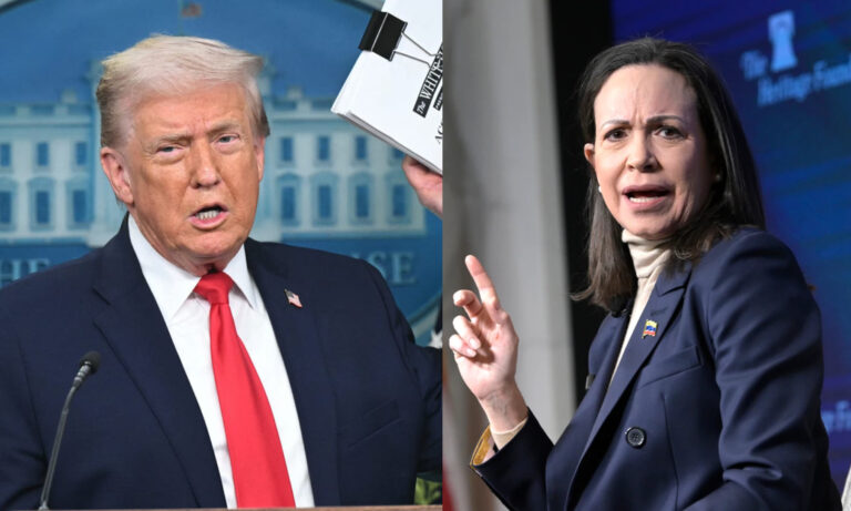 Trump sobre Machado: “Espero que podamos integrarla” en un futuro