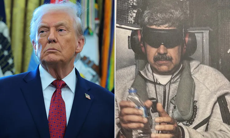 Trump publica videos burlándose de Maduro tras su captura