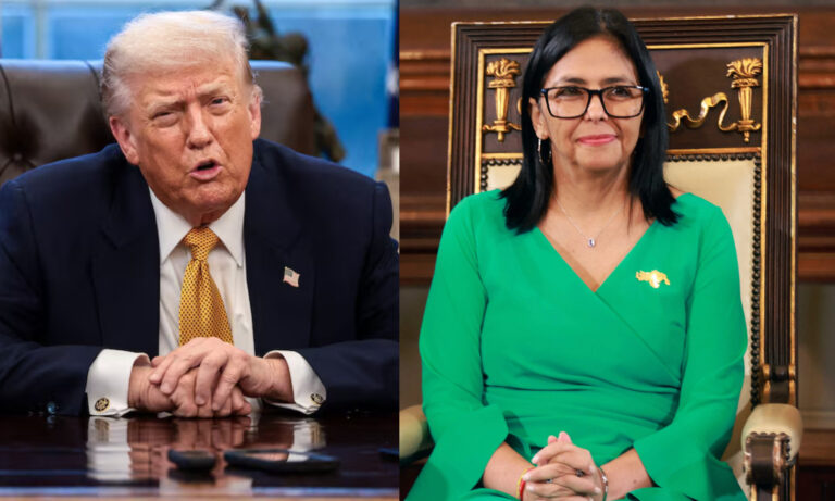 Delcy Rodríguez aborda “agenda bilateral” en “llamada productiva” con Trump