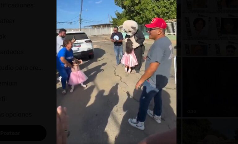 Excarcelado zuliano se disfraza para el reencuentro con sus hijas