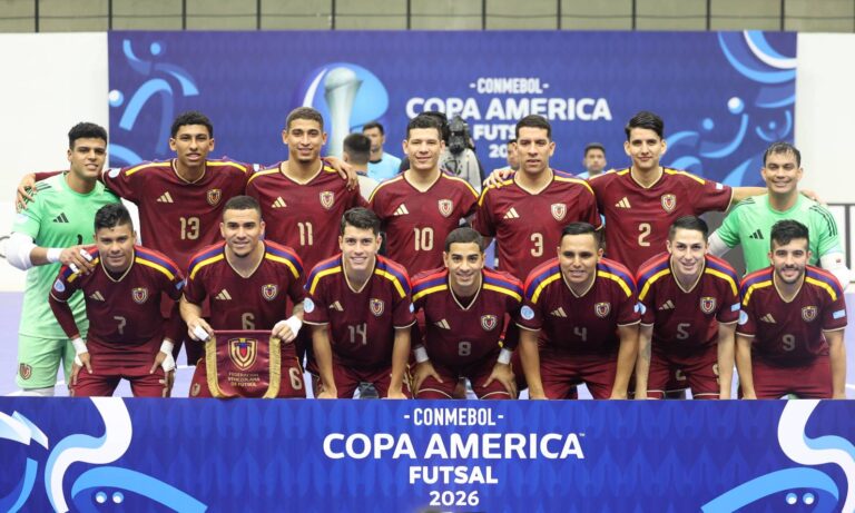 Vinotinto futsal clasifica como segundo de grupo tras caer 2-1 ante Brasil
