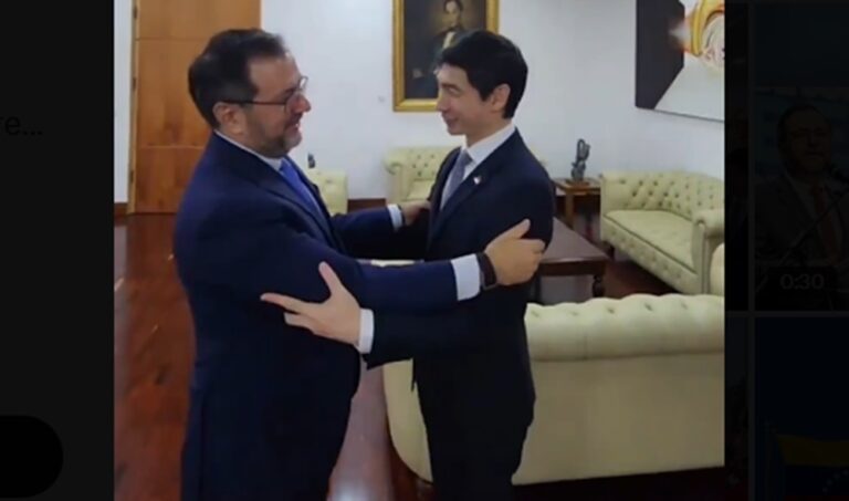 Yván Gil se reúne con embajador chino para ratificar “sólida amistad y cooperación”