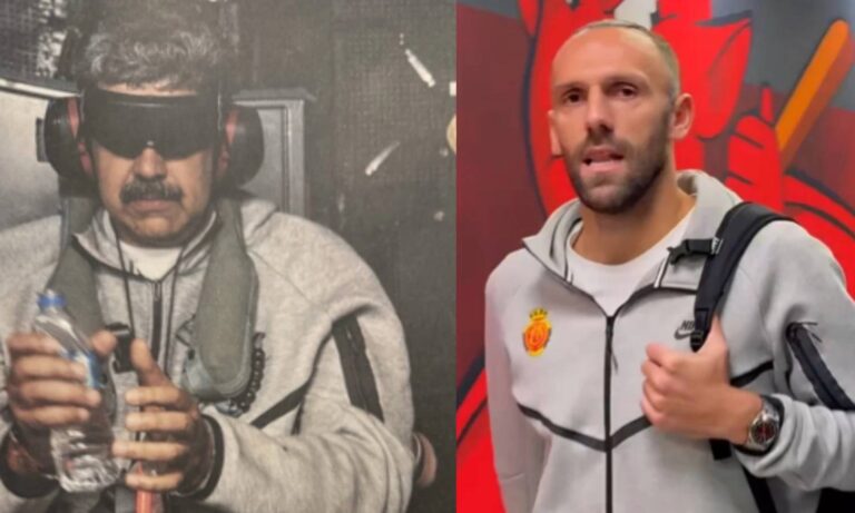 Jugadores del Mallorca lucen chándal idéntico al usado por Maduro en el Iwo Jima