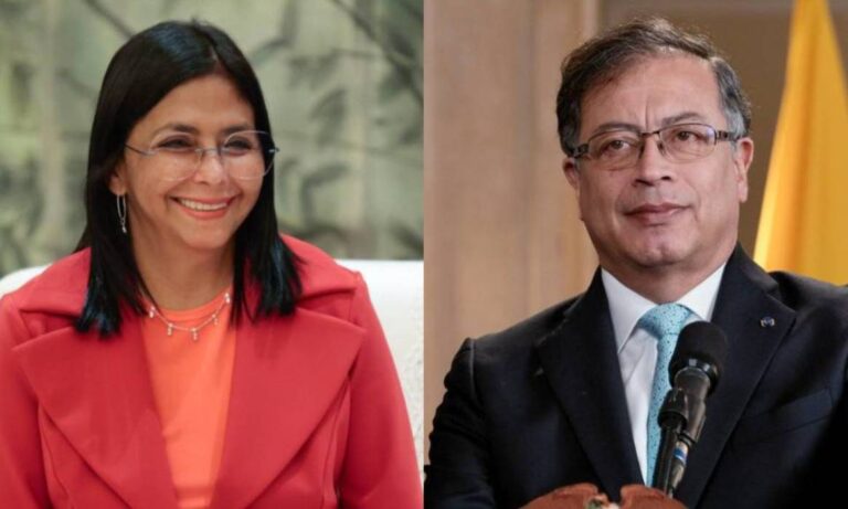 Delcy Rodríguez anuncia que se reunirá “próximamente” con Gustavo Petro