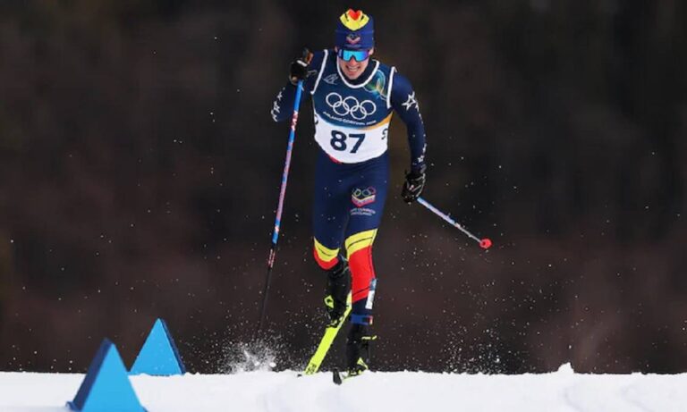 Esquiador venezolano Nicolás Claveau debuta en los Juegos Olímpicos de Invierno