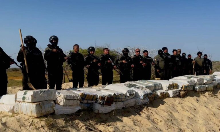 Incautan 2,8 toneladas de marihuana en la Guajira