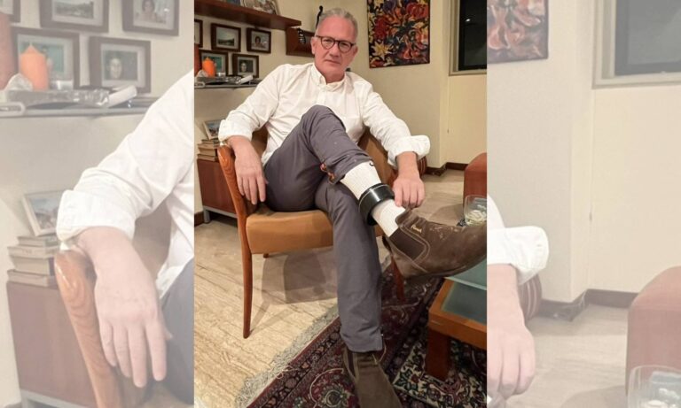 Imponen tobillera electrónica a Perkins Rocha tras su excarcelación