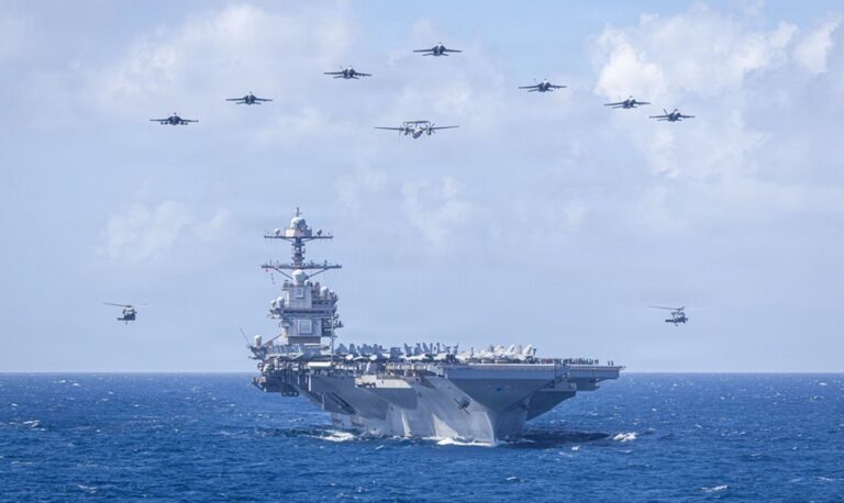 Portaaviones USS Gerald R. Ford arriba a Israel para sumarse al despliegue en Oriente Medio