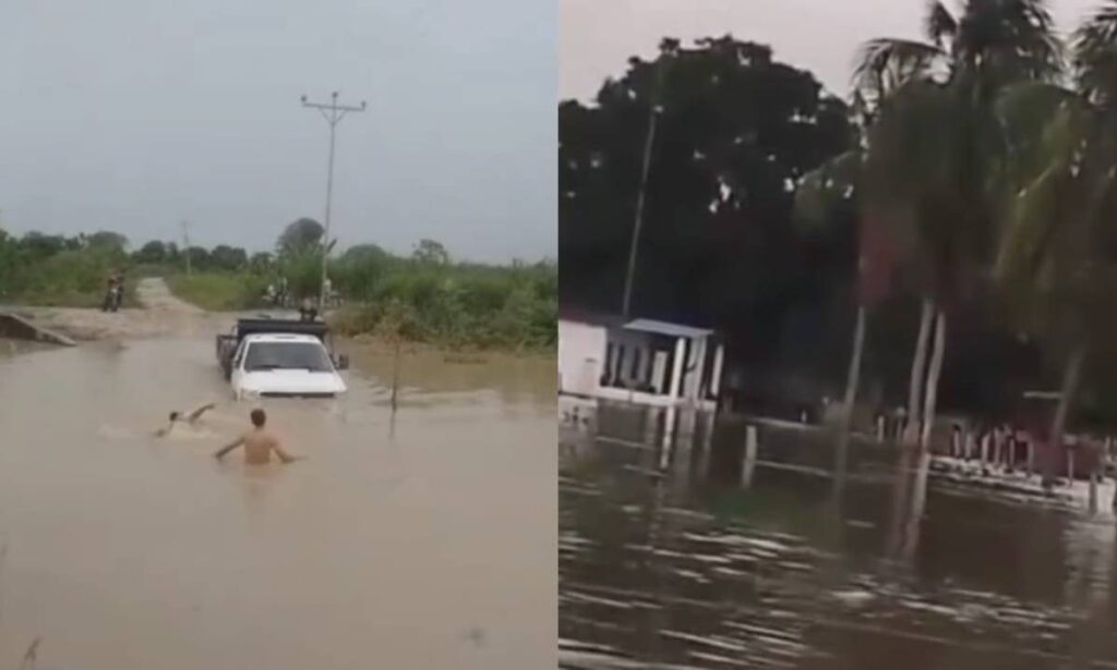 Reportan inundación del río Mucujepe en el Sur del Lago