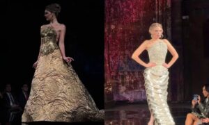 Clara Vegas Goetz y Valeria Di Martino deslumbran en el desfile de Giannina Azar en Nueva York