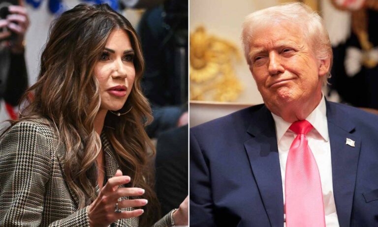 Trump sustituye a Kristi Noem como secretaria de Seguridad Nacional